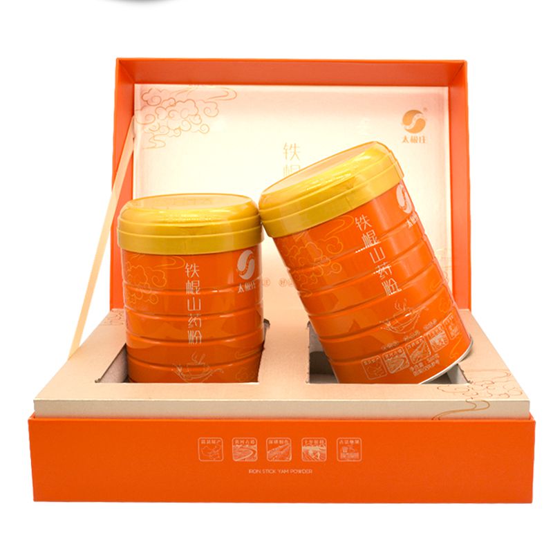 橘色鐵(tiě)棍山藥粉禮盒